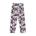 thumbnail image 4 of Kdxio Lilies Flowers Print Men's Sleep Pajama Pant Lounge Pants with Pockets, 4 of 8