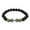 C, variant on Lava Rock Beaded Bracelet Stone Volcanic Rock Beads Metal Dumbbell Versatile Beads Bracelet Jewelry