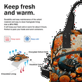 thumbnail image 6 of Herdesigns Thanksgiving Turkey Insulated Lunch Bag for Women Men Adults Large Reusable Lunch Box Fall Autumn Leakproof Cooler Tote Bags with Adjustable Shoulder Strap, 6 of 7
