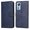 Blue, variant on Wallet Phone Case for Xiaomi 12 Lite with Card Holder and Stand Function Pink