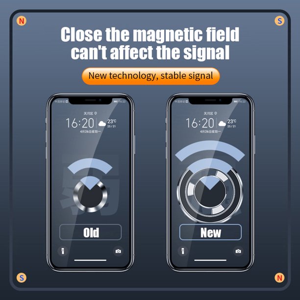 Soporte de teléfono magnético para automóvil Soporte de teléfono GPS ajustable para iPhone 14 (negro) Tmvgtek Para estrenar