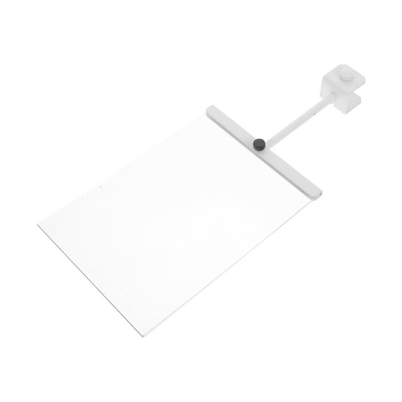 MLINS Blank Acrylic Sign With Aluminum Alloy Clamp Sign Holder Clip On Sign Holder Rotating Sign Tag Holding Clip For Clothing Stores Office Card Display A5