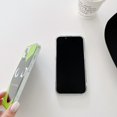 thumbnail image 2 of Funda para iPhone 13 Pro Max, Fundas translúcidas para Hombres, Funda de Silicona TPU de 6,7 Pulgadas, Verde Fluorescente oso de fresa Electrónica, 2 of 5