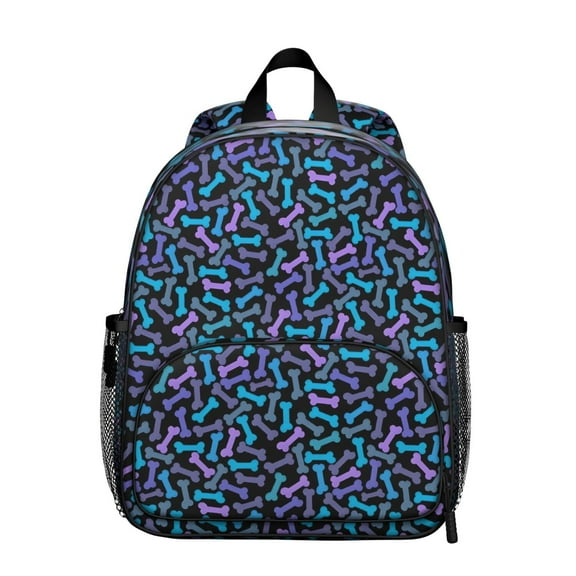 Dog Bones Backpack Backpack for School,Cute School Bag,Schoolbag with Adjustable Shoulder Straps & Padded Back,13.8"x11.4"x6"