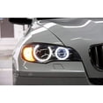 thumbnail image 4 of iJDMTOY White H8 LED Angel Eyes Compatible with BMW 128i 135i 1M 328i 335i M3 535i 550i M5 Z4 X1 X5 X6, (2) Halo Ring Marker Bulbs Powered by 20W High Power 7000K LED Lights, 4 of 7