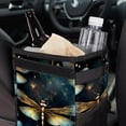thumbnail image 6 of Dragonfly Foldable Car Trash Bin with Lid, Leak-proof Mini Trash Can, Hanging Storage Bag - Car Garbage Can for Auto, Vehicle, Office, Home, 6 of 6