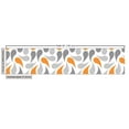 thumbnail image 2 of Ambesonne Geometric Fabric by the Yard Upholstery, Traditional, 3 Yards, Orange Grey White, 2 of 4