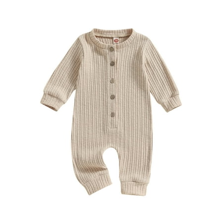 

Canis Long Sleeve Jumpsuit Pants in Solid Color for Toddler Baby Henry Rompers