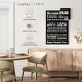 thumbnail image 5 of Elephant Stock Chalkboard Kitchen Rules Wall Art - Vertical Canvas Wall Art - Living Room Wall Decor - Inspirational And Typography Canvas - White And Gray Decor - 8" x 12", 5 of 8