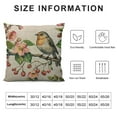 thumbnail image 5 of Sheronv Flowers Graphic Decorative Throw Pillow Cover for Home - Cushion Pillow Case Printed on Both Sides - Room Sofa Bed Decor - 1PC 24x24in, 5 of 5