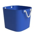 thumbnail image 2 of Life Story 42 Qt Flexi Tub, Versatile Storage Tote Home Organizer w/ Handles, Blue, 4 Pack, 2 of 4