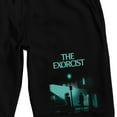 thumbnail image 2 of The Excorcist Title Art Men's Black Sleep Pajama Shorts-XXL, 2 of 7