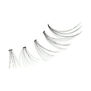 Kiss Peony False Eyelashes, Cluster Lashes, Misty Haze, Black, 9mm-16mm, 120 Pieces