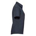 thumbnail image 3 of Russell Collection Womens Classic Polycotton Easy-Care Short-Sleeved Shirt, 3 of 3