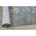 thumbnail image 4 of Tapis Oriental Floral et Botanique Vieilli, 4 of 5