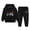 b5-Black, variant on Boys Hoodies Set 2Pcs Long Sleeve Hooded Top & Jogger Pants Casual Tractor Outfit for Little Boys,Size 11-12 Years