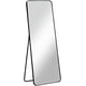 thumbnail image 1 of Espejo de Piso Bluelander Cuerpo Completo Soporte Marco de Aluminio Negro 160 x 50 cm, 1 of 5