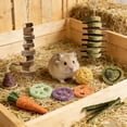 thumbnail image 5 of WLGJL 18 PCS Bunny Chew Toys for Teeth, Natural Rabbit Toys Apple Wood Grass timothy Sticks Chew and Treat for Guinea Pigs Hamster Chinchillas, 5 of 7