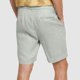thumbnail image 4 of Pantalones de Hombre Elástico Cintura Músculo Casual Imitación Algodón Lino Textura Atado Cinco Cuartos de Pantalones Cortos, 4 of 8