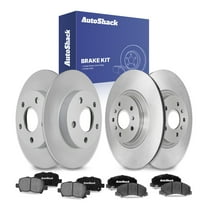 AutoShack Front & Rear Brake Rotors Ceramic Brake Pads | Replacement For 2012-2013 Chevrolet Impala 2014-2016 Impala Limited 3.6L V6 FWD | Coated | 12-PC Brake Kit | ArmorStop