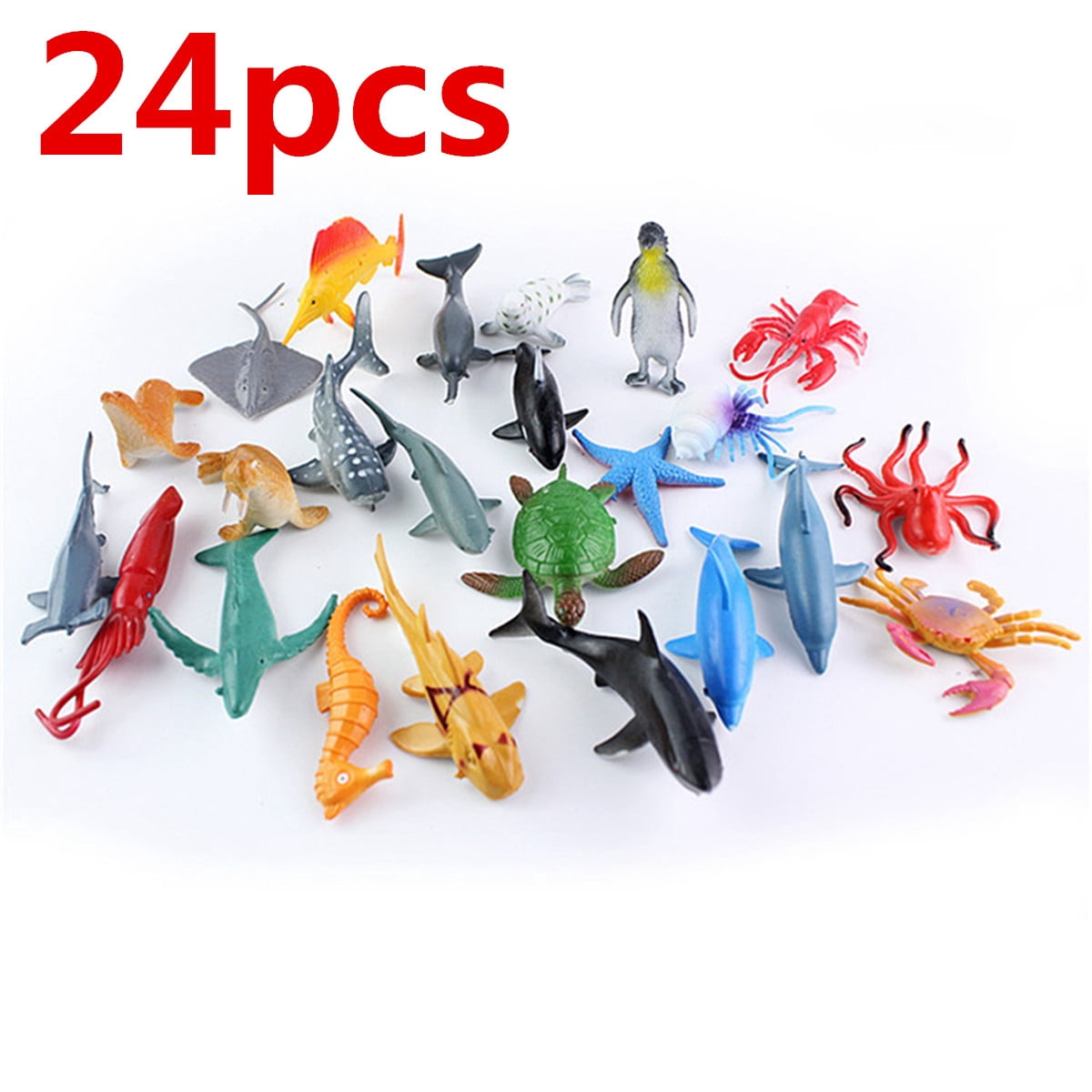 plastic ocean animals toys