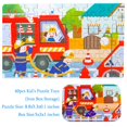 thumbnail image 2 of Gifts for Family 60PCS Puzzles Cartoon Wooden Puzzles Toddler Children Learning Education Toy, 2 of 2