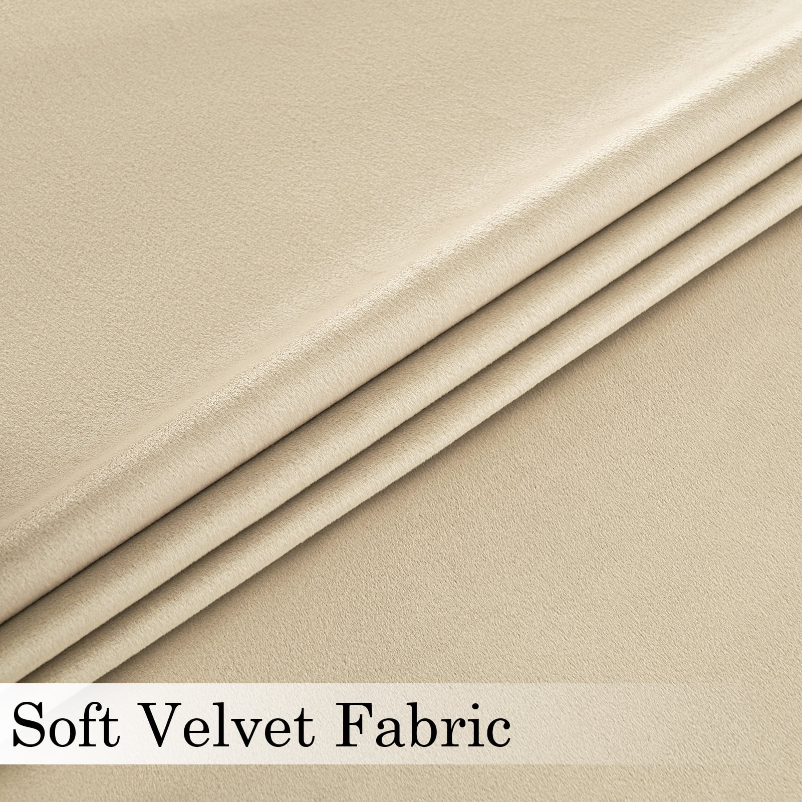 Top Finel 100% Blackout Luxury Velvet Curtain, 52 x 96 inch, 2 Panels