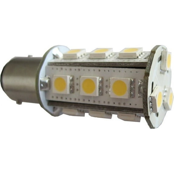 Multipack of FOUR (4) of LED 3W 12V White Omni Bulb BA15S 1156 P21W Brake Tail 18 5050 SM