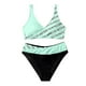 thumbnail image 4 of MKLEKYY Trajes De Baño Mujer Completo Women'S High Waisted Two Set Swimsuit, 4 of 5