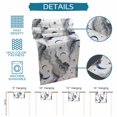 thumbnail image 4 of Table Runners 120 Inches Long Dress Scarves, Blue Grey Moon Night Farmhouse Coffee/Dining/Kitchen Table Decor Table Runner for Living Room, Starry White Evening 13x120 Inch, 4 of 5