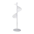 thumbnail image 4 of Tnarru Scarf Display Rack Spiral Scarf Holder Decorative Creative Floor Display Stand with 30 Hanger Rods for Pants Headbands Sheets White, 4 of 8
