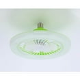 thumbnail image 1 of LSLJS E27 Ceiling Fan with Lights Enclosed Low Fan Light Ceiling Light with Fan Hidden Electric Fan Delier Gimbal Lamp Three Color Dimming, Fan Lamp, 1 of 1