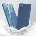 thumbnail image 6 of Galaxy S20 FE Case, (2 Pack) Explosion-Proof flim with Liquid Silicone Gel Rubber Soft Microfiber Cloth Lining Cushion Shockproof Cover Case for Galaxy S20 FE(5G) 6.5 inch Blue, 6 of 13