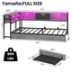 thumbnail image 2 of Base de Cama con Estación de Carga Y Luces RGB LED, Marco de Cama Esquinero con Cajones de Almacenamiento, Estructura de Cama con Plataforma, No Necesita Somier (Full/Matrimonial), 2 of 9