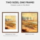 thumbnail image 3 of Marco de fotos Homeforia, nogal, 16 x 20 cm, con tapete, 11 x 14 cm, 3 of 9