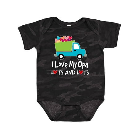 

Inktastic Grandson I Love My Opa Grandpa Gift Baby Boy Bodysuit