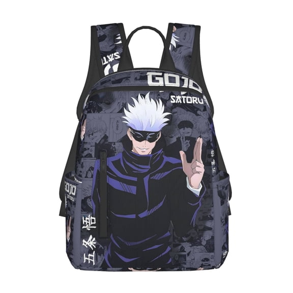 Ju-jutsu Gojo Kai-sen Casual Backpack Laptop Bags Bookbag Daypack Travel Hiking