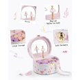 thumbnail image 4 of Joyero musical para niñas, caja de música para niños pequeños con bailarina para decoración de fiesta, recámara, regalos para niñas y niños, fantasía, 4 of 7