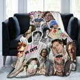 thumbnail image 2 of Soft Flannel Fleece Blanket Matthew-Gray-Gubler Plush Throw Cozy Blankets for Couch Sofa 40"x30", 2 of 7