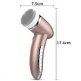 thumbnail image 5 of 4 In 1 USB Rechargeable Gentle Exfoliating Electric Face Beauty Massager(Rose Gold), 5 of 5