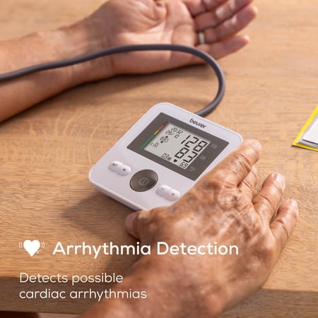 BM27 Upper Arm Blood Pressure Monitor, 120 Memory Sets, Irregular Heart Rate Detection, Apple Health Compatible