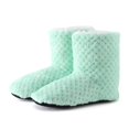 thumbnail image 2 of NECHOLOGY Botas Mujer Adulto Femenino Zapatos Botines mujer Zapatos de mujer, zapatos de algodón para el , botas de algodón con piso de barril medio, calcetines cálidos, zapatos de algodón (Green, 6), 2 of 5