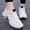P-White, variant on Rinsvye Large Size High Elastic Casual Shoes for Women Slip on with Arch Support Breathable Shoes for Women Trendy Lightweight Border Socks Shoes Lightweight Women's Shoes Casual Shoes for Women