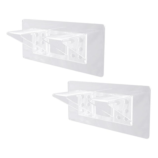 yuksok Adhesive Shelf Support Pegs Self Adhesive Support Shelf Bracket Strong Partition