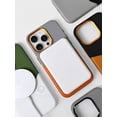 thumbnail image 4 of Étui en Cuir pour iPhone avec Support de Carte MagSafe et Charge Sans Fil pour 12-16, 4 of 7