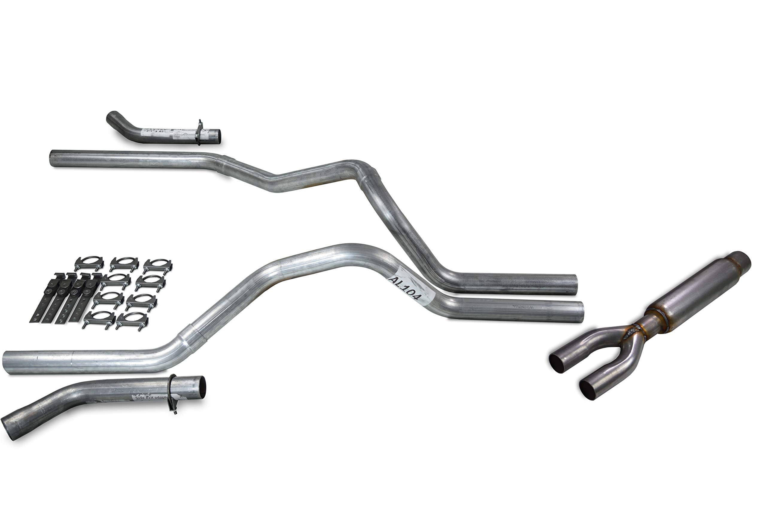 Truck Exhaust Kits Shop Line Dual Exhaust Sytem 2.5 inch Aluminized