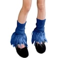 thumbnail image 2 of Weikingp Clearance! Leg Warmer, Women Leg Warmer Girls Faux Trim Knitted Leg Cover Lolita Winter Warm Long Socks Furry Boot Cuff, Hand Warmers, Blue, 2 of 7