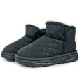 thumbnail image 2 of Quealent Toddler Winter Boots Kids Girls Fashion Winter Warm Snow Boots Mid Calf Outdoor Combat Boots Black for Size 4, 2 of 9