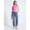 thumbnail image 2 of Free Assembly Women's and Women's Plus Ruffle Trim Mixy Tank Top, Sizes XS-4X, 2 of 5