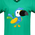 thumbnail image 4 of Inktastic Tropical Parrot, Colorful Parrot, Tropical Bird Women's V-Neck T-Shirt, 4 of 5